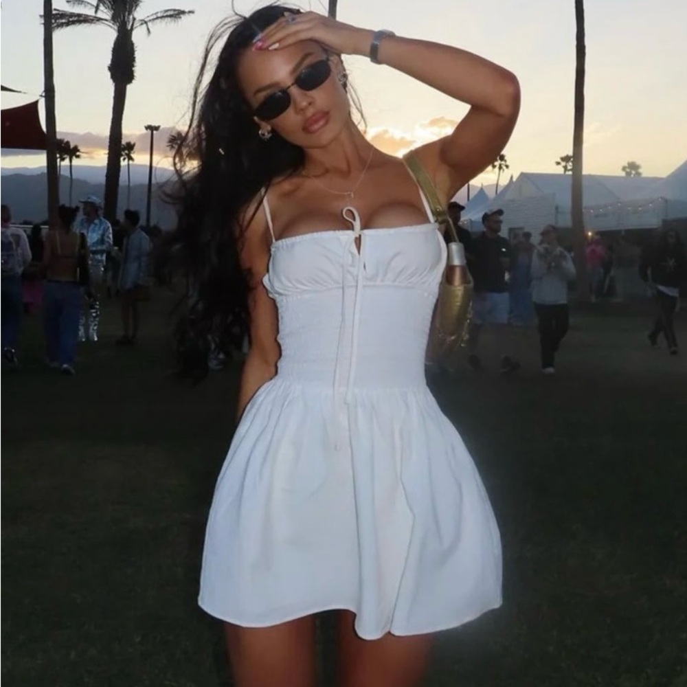 Whitefox boutique golden days mini dress Size S